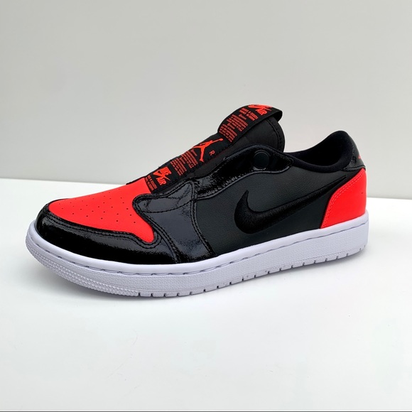 Air Jordan 1 Retro Low Slip Bright Crimson Women 8 - Picture 2 of 12